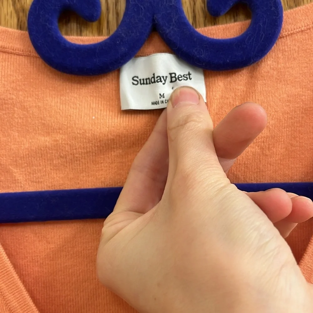 Aritzia Sunday Best Samantha Cardigan in Sunny Apricot - Picture 6 of 11